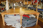Machine Table with storage under