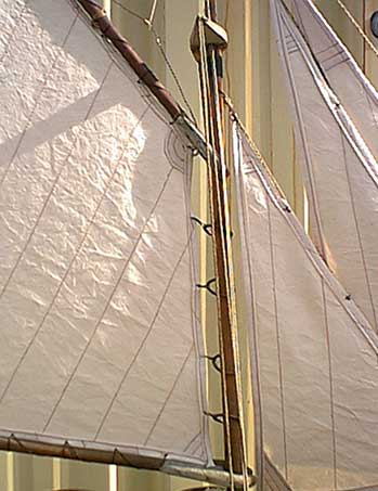 Model Friendship Sloop Sail