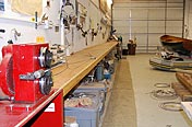 Rigging shop looking toward the front