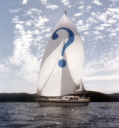 Cooper 50 Whynot - asymmetrical spinnaker