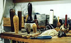 sailmakers bench and tools